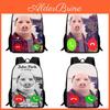 Zaino Johnpork Pig God 20l in Tessuto Oxford Stampato per Scuola e Campus