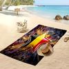 Belgien Fußball Druck Strandtuch Schnelltrocknend Super Saugfähig Weich Badetuch zum Schwimmen Strand Reisen Fan Souvenir Geschenk