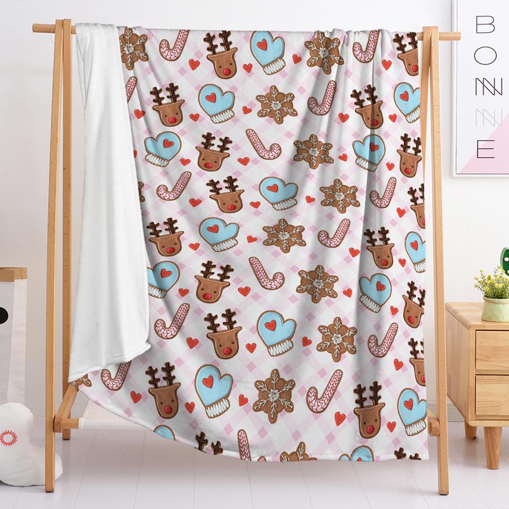 Christmas Blanket Flannel Blanket Gift Snowman Blanket Spring And Autumn