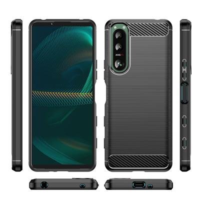 For Sony Xperia 5 III Xperia5 Iii Soft Silicone Case Luxury Phone Cover for Xperia 5iii Luxury Carbon Fiber Back Cases