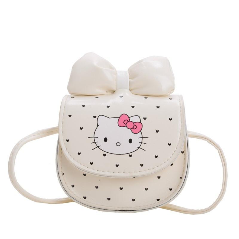 Cat Children Cute Mini Pouch Seam Stitching Versatile Casual Outfits