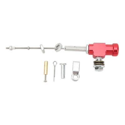 Motorcycle Clutch Brake Pump Smooth Operation Aluminium Alloy Clutch Master Cylinder Rod for Pit Dirt Bike ATV Quad Red