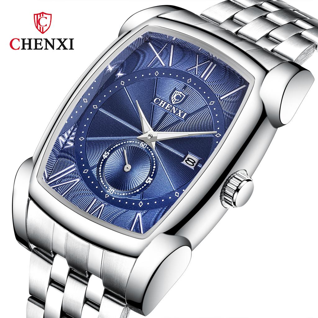 Dawn Square Watch Men'S Watch 8209 Casual Belt Watch Men'S