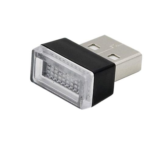 Mini USB LED Bil Hjemmekino Auto Interiørlys Neon Atmosfære Ambient Lampe