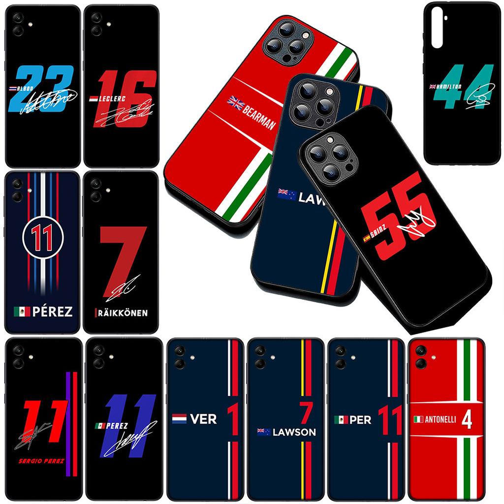 for Samsung Galaxy A35 A36 A55 A26 A05 A06 A14 A50 A51 A53 A54 A12 A13 A23 Case f-Formulas 1 F1s Racing No 11 4 44 16 7 8 55