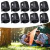 10Pieces Practical G Shape Hook Plastic Texture Suitable for Tent Frame 10kg Secure Fastening Camping Accessory Set