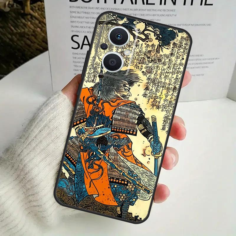 Samurai Mask Demon Phone Case For OPPO Reno 8 7 Lite 8T 11 12 13 14 14F 10 Pro OPPO Find X8 X6 X5 X9 Pro Cover