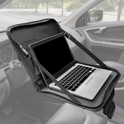 JOYTUTUS Steering Wheel Tray, Back Seat Headrest Tray For Eating Food And Drink, Work Table For Writing And Steering Wheel Laptop Desk, Car Organizer