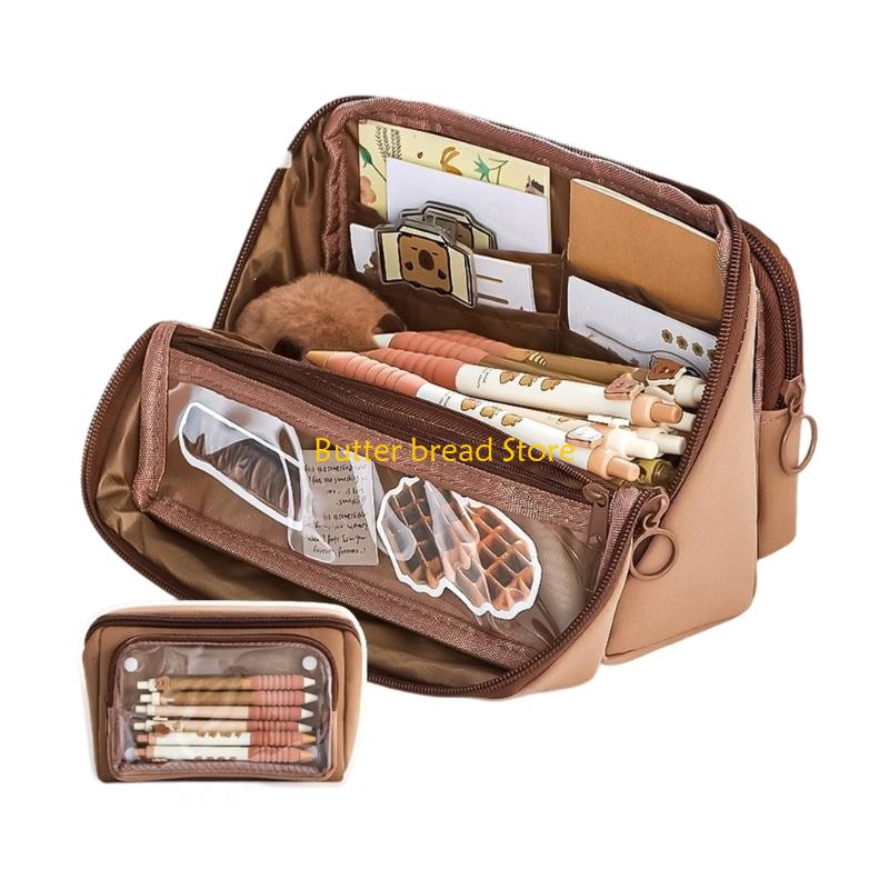 W89C Aesthetic Pen Bag Pen Pen Case Pencil Bag Pencil Box for Students