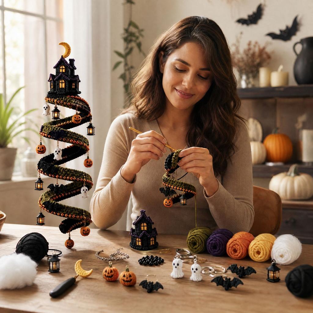 Halloween House Crochet Kit