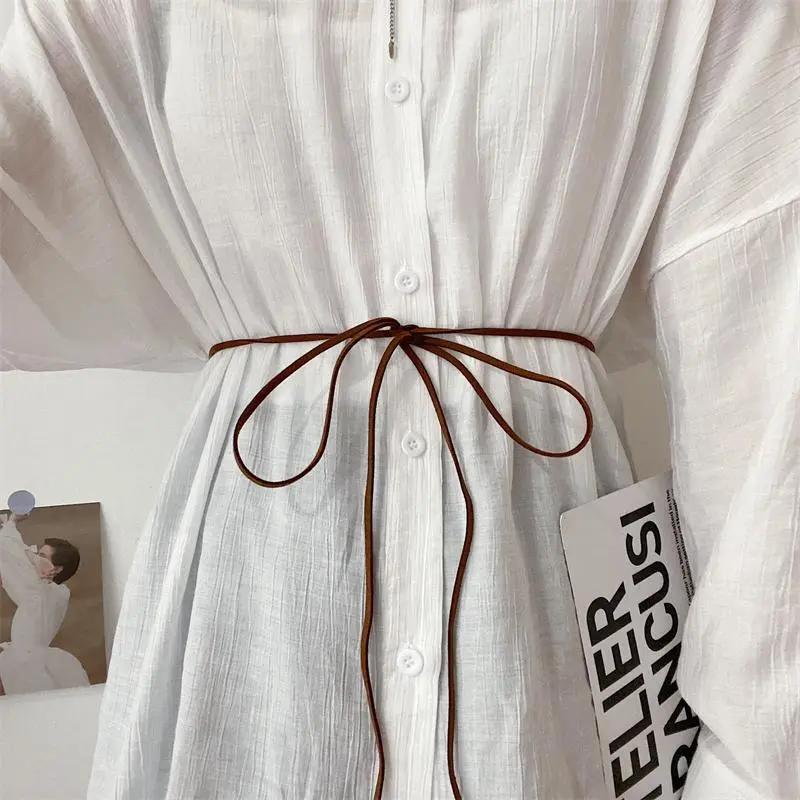 Modern Knotted French Rope Waist Belt Collection For Women Chic Accessory For Any Wardrobe