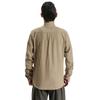Ma Fan Buyi 2025 Chinese Style Men's Linen Shirt with Coconut Button and Stand Collar