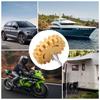 Rubber Car Pneumatic Wheel Gear Shaped Decal Eraser Wheel Glue Removal Plate  Car Sticker Remover