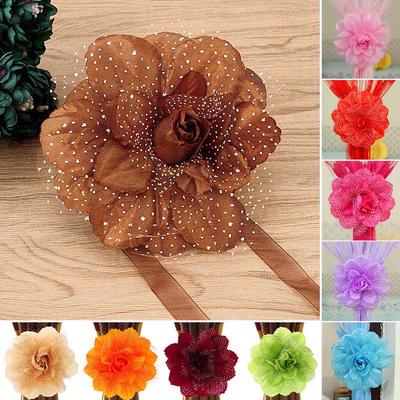Fashion Tieback Flower Curtain Clip Hook Magnet Curtain Bandage Buckle Beautiful Decorative