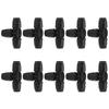 10Pcs 8 11 Barbed Tee with Lock Pipe Connector Hose Fittings for Garden Drip Irrigation