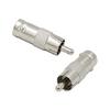 HIGHROCK BNC-Buchse auf Cinch-Stecker Koaxialkabel-Adapter Gerader Verbinder(10PC)