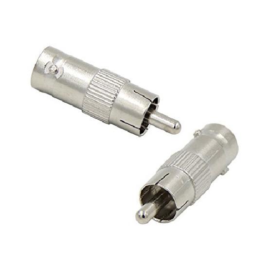HIGHROCK BNC-Buchse auf Cinch-Stecker Koaxialkabel-Adapter Gerader Verbinder(10PC)