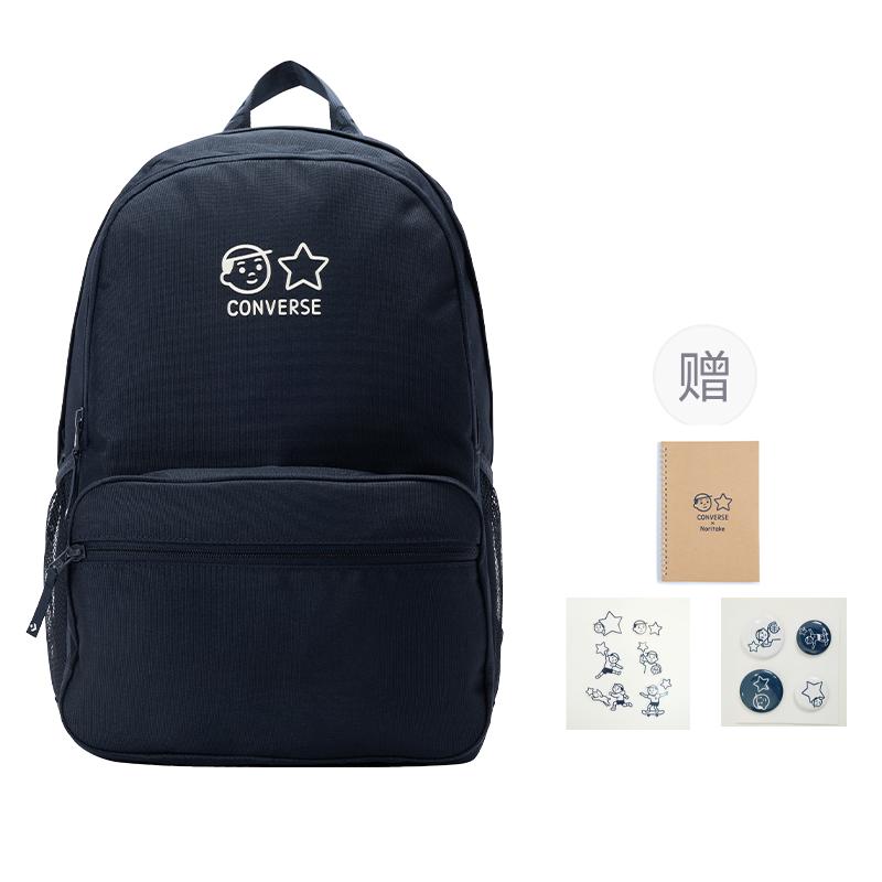 Converse Noritake/Tea Scoop Polyester Backpack Unisex Navy CV2523019PS-003