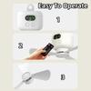 USB Rechargeable Large Wind Ceiling Fan Multifunctional Night Lamp Lighting Fan Household Remote Control Electric Fan