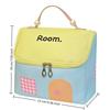 1 Pcs Dopamine Color Cute House Shape Makeup Bag Large Capacity Portable Makeup Storage Bag Cartoon Makeup Handbag