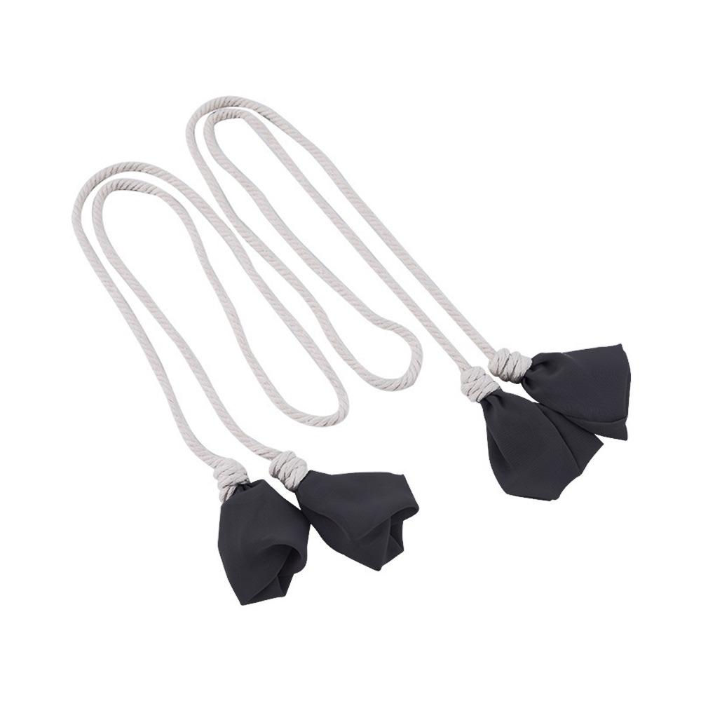 2PCS Minimalist Curtain Tieback Mesh Flower Curtains Tie Rope Ornament Curtain Buckle  Living Room