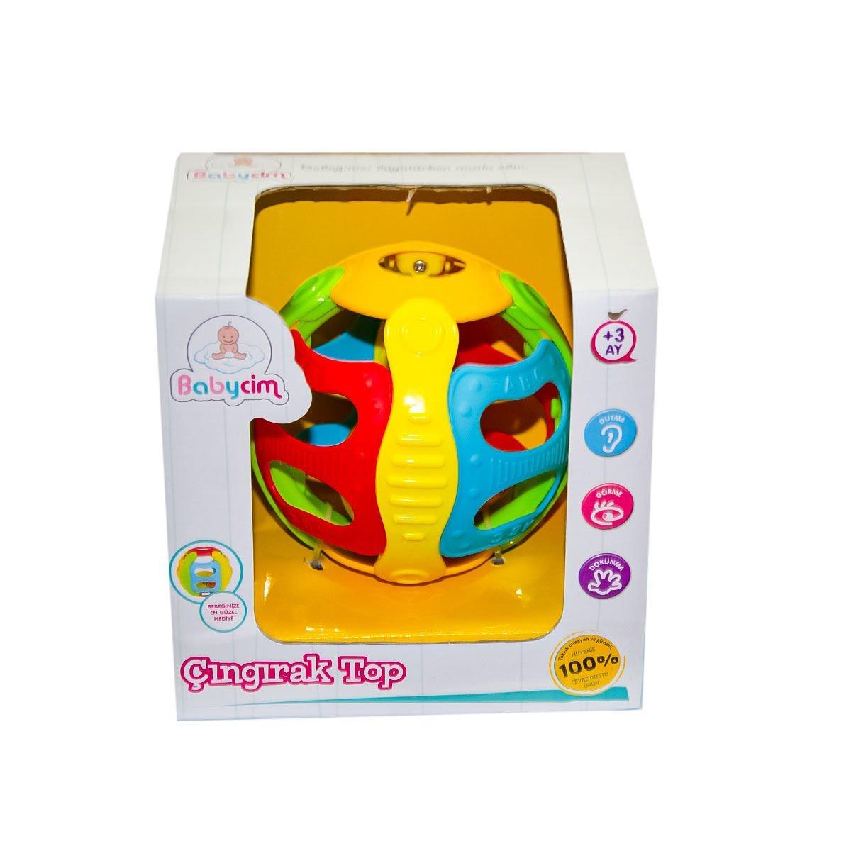 

WD3355 A1026934U Babycim Rubber Rattle Ball - Birlik Toys