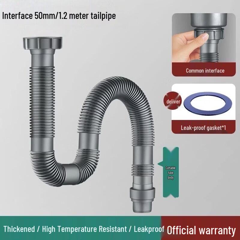 Yipan Kitchen Sink Drain Pipe Fittings Set
