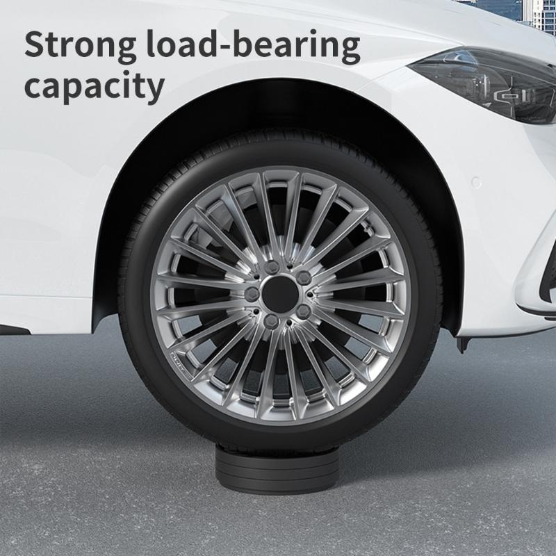 Packung mit 4 Gummi-Untersetzern für Rollen, Möbel-Gripper, Runde Sofa-Stopper, Anti-Rutsch-Pads für Bett, Tisch, Stuhl, Täglicher Gebrauch