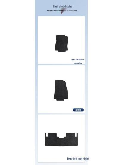 Durable Nylon Car Floor Mats for Geely Emgrand GSe 18-20, Wear-Resistant, Anti-Slip.
