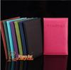 Custom Logo PU Leather Passport Holder Clip - English Leather Travel Cover