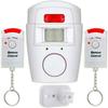 Wireless Motion Detector Alarm, Indoor Motion Sensor Alarm With 2 Remote Controls, Wireless High Sensitivity Infrared Home Burglar Security System For