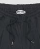 PAPERBOY Linen Bio Pintuck Half Pants - Black