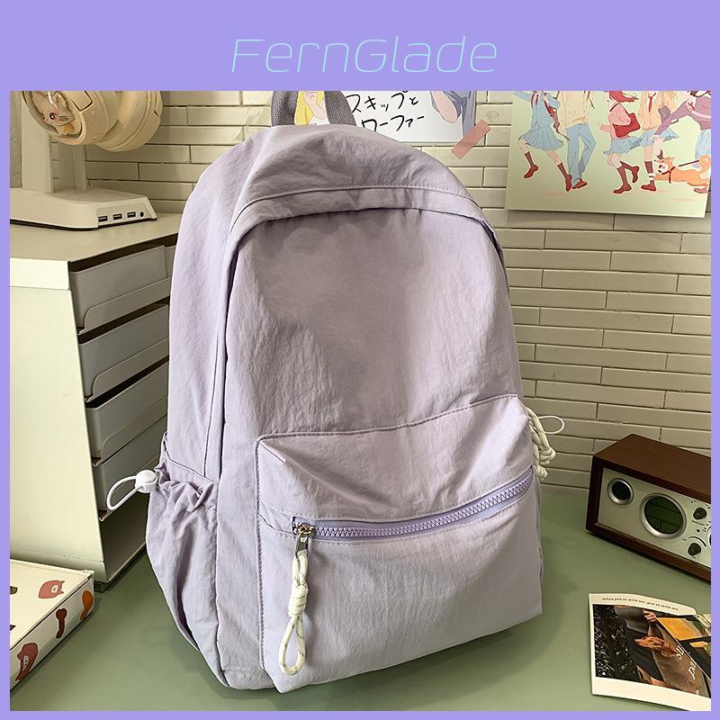 Nylon Casual Backpack For Teens With Lightweight Designfor Travel Or School