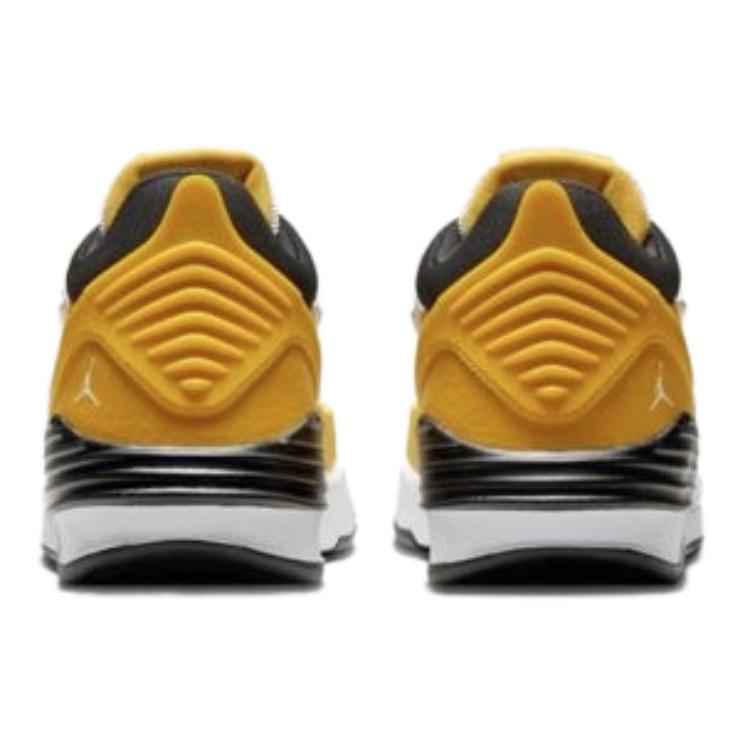 Jordan Max Aura 5 Cushioning, Wear Resistant Low Top Children's Basketball Shoes Yellow Black White Teenagers DZ4352-701