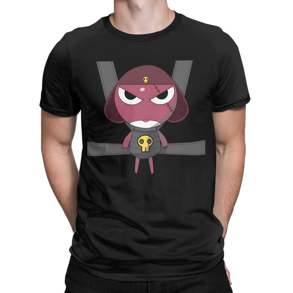 Men Womens TShirts Funny Sgt Frog Keroro Awesome 100 Cotton Tees Short Sleeve  T Shirts Crewneck Clothes Party