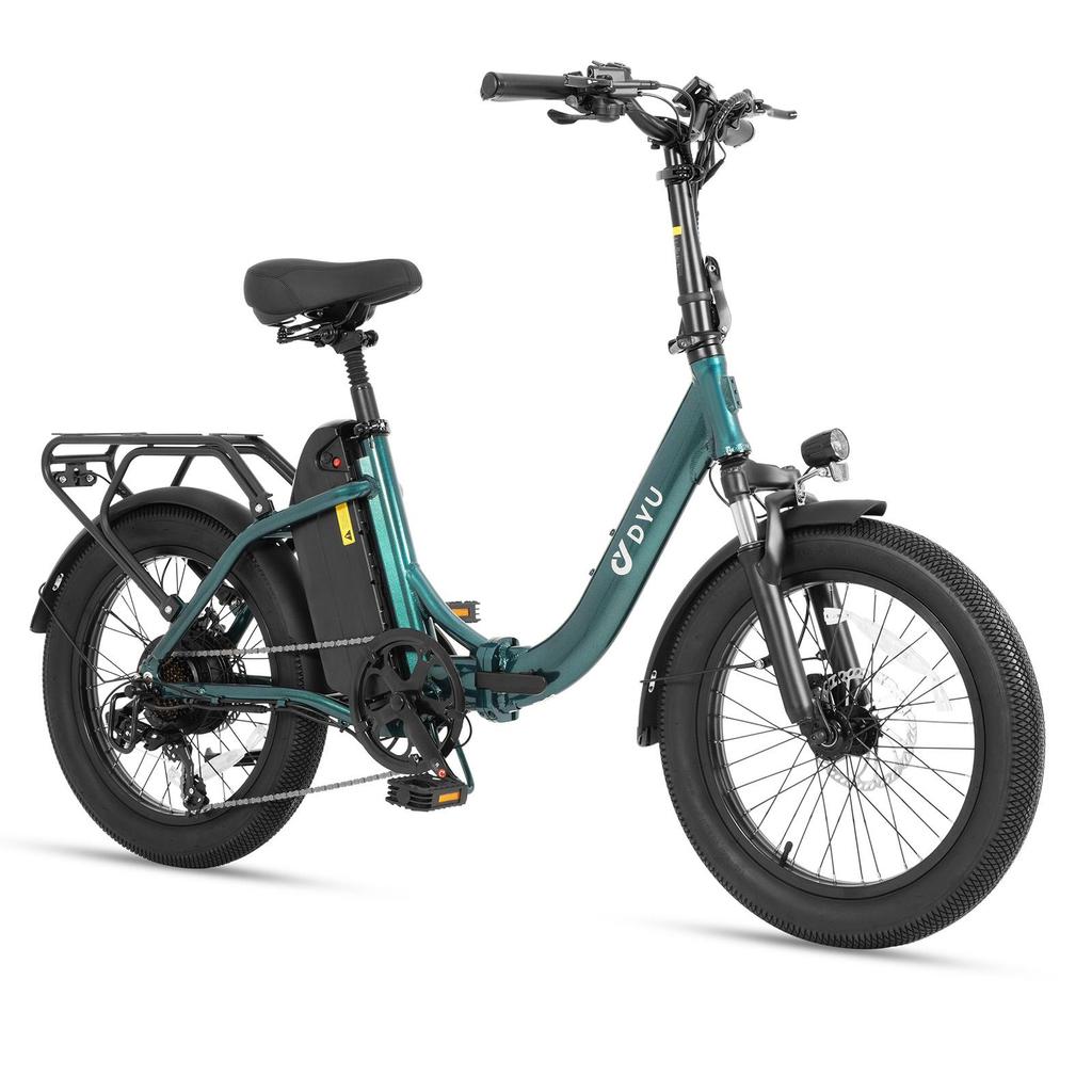 DYU C9 All-Terrain Faltbares E-Bike Für Erwachsene 250W Motor 48V15.6AH Batterie 20 Zoll Offroad-Reifen Mountain Elektrofahrrad City Elektrofahrrad