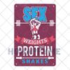 GYM Signs Tin Painting Metal Vintage Plaque Decoration Metal Wall Art Sportsman Retro Poster Iron Plate Home Decor 20x30cm