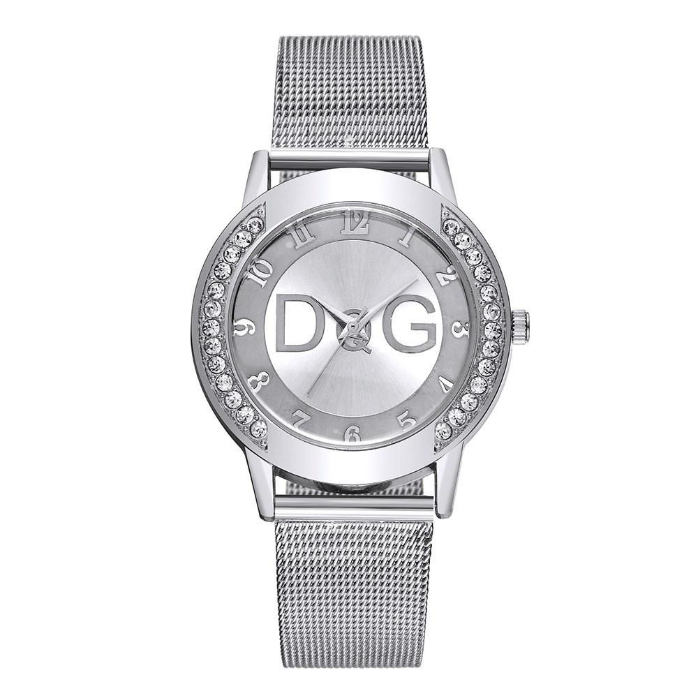 Luxury  Women's Watches With Diamonds Simple Digital Design Ladies' Quartz Watch Casual Gold Mesh Belt Women Clock Strap