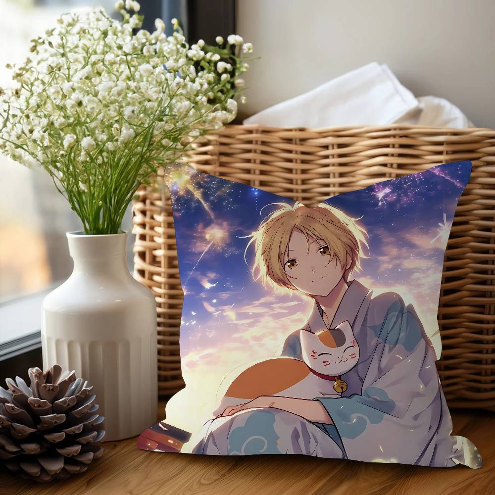 Natsume Takashi Anime Örngott Soffkuddfodral Heminredning Barn Present