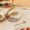 Açucareiro, Recipiente para Especiarias em Forma de Cisne, Pote de Armazenamento, Adega, Panela, Copo com Colher, Criativo