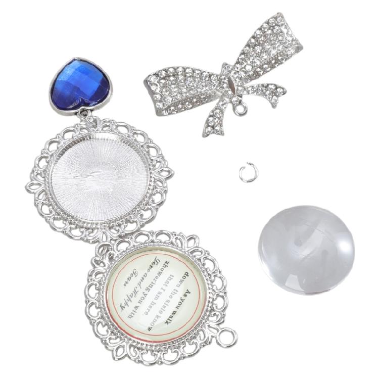 Фото-подвеска-брошь  Свадебный букет  Элегантная брошь-булавка с инкрустацией бриллиантами, подвеска для свадебного букета невесты 1