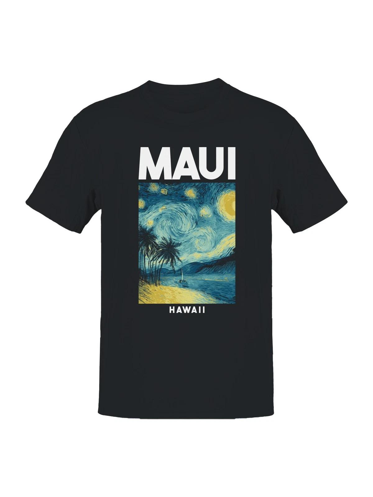 Maui Starry Night Beach Art Men s T-shirt XS