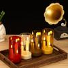 Transparent Lampshade LED Electronic Candles 3 in 1 Design Flickering LED Candles  Wedding Decor
