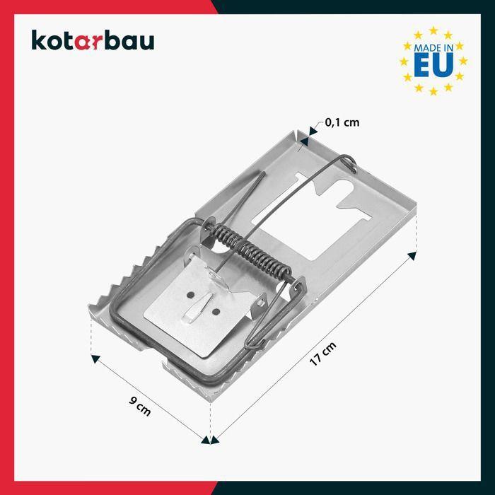 Lot von 3 Rattenstücken – 170 x 90 mm mit einer großen Frappe-Kraft für große Zangen – Kotarbau