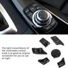 Multimedia Control Button Piano Black Good Light Transmittance Fadeless for BMW 3 Series F30 LCI Small Knob