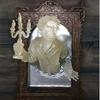 3D Halloween Decor Glow in The Dark Halloween Statue Halloween Ghost in The Mirror  Bar Home Decor