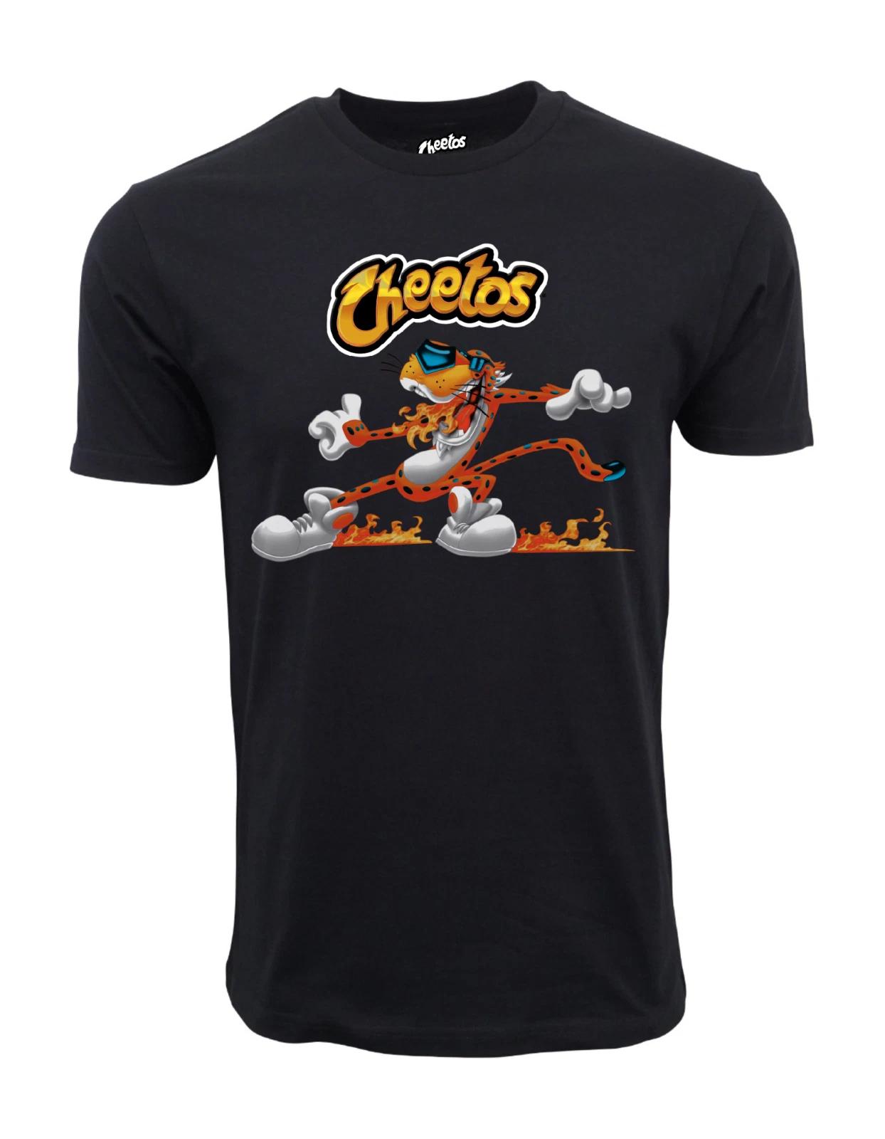 Unisex Adult Casual Graphic CHEETOS FLAMIN HOT CHEESTER R SPIN T SH... S