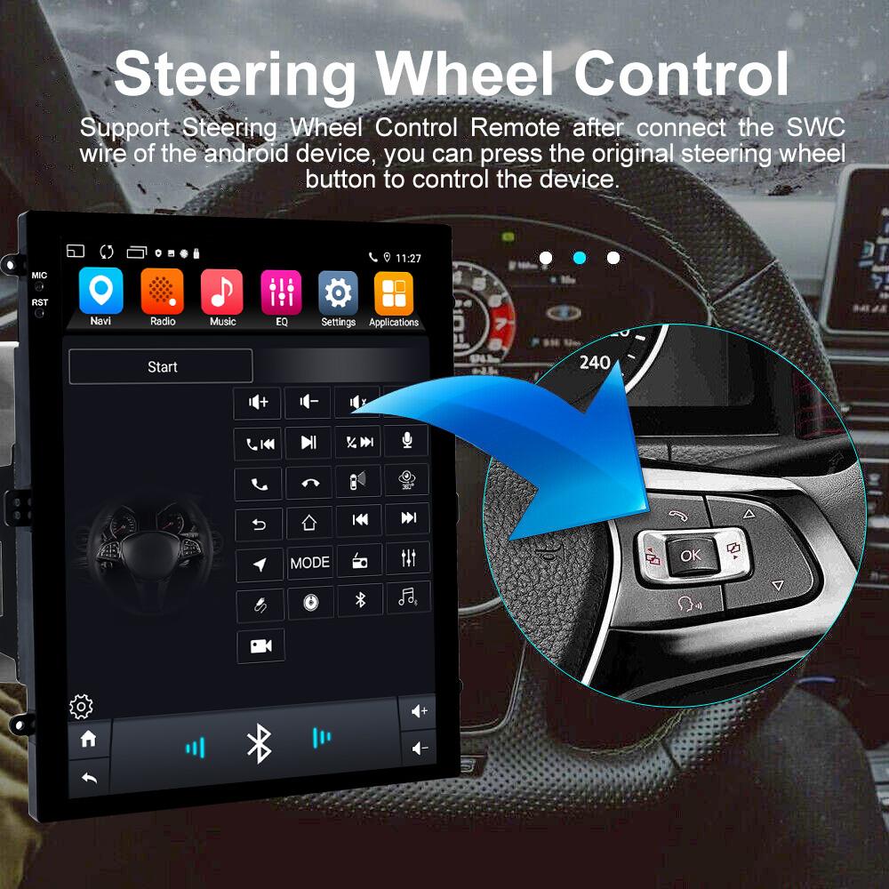2din 9.7 Inch  Radio Car Android Multimedia Player For Kia Sorento BL 2002 - 2006 Tesla Style 2 Din Carplay Auto GPS Stereo