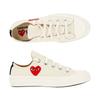 Comme Des Garcons Az K128 001 2  A08805c  Play X Converse Single Heart Chuck Taylor 70 Low Sneakers