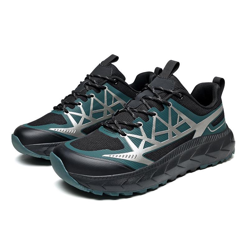 Men's Wide Toe Height-Boosting Running Sneakers - Breathable, Thick Sole, Casual Dad Shoes for Spring/Autumn 2026